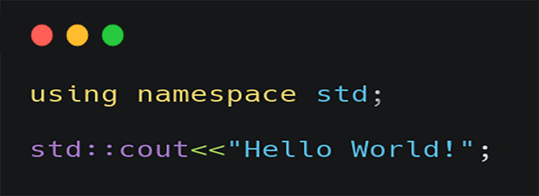 Using ve namespace